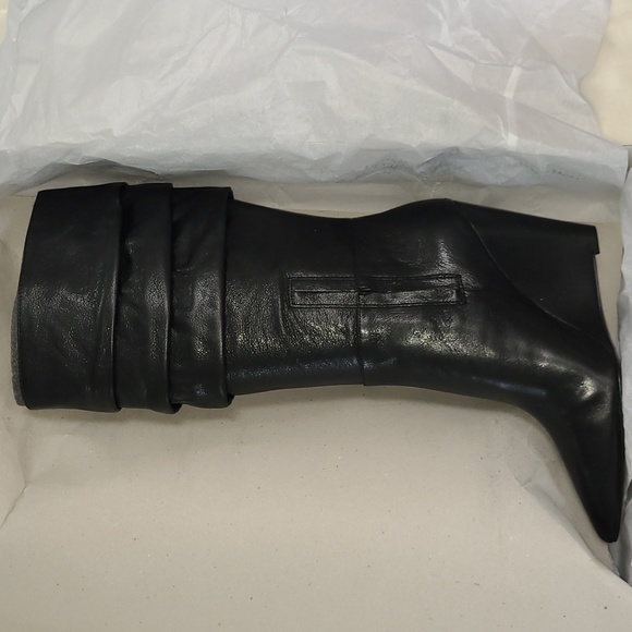 Nine West Vernese Leather Wedge Boot in Black - Picture 5 of 7